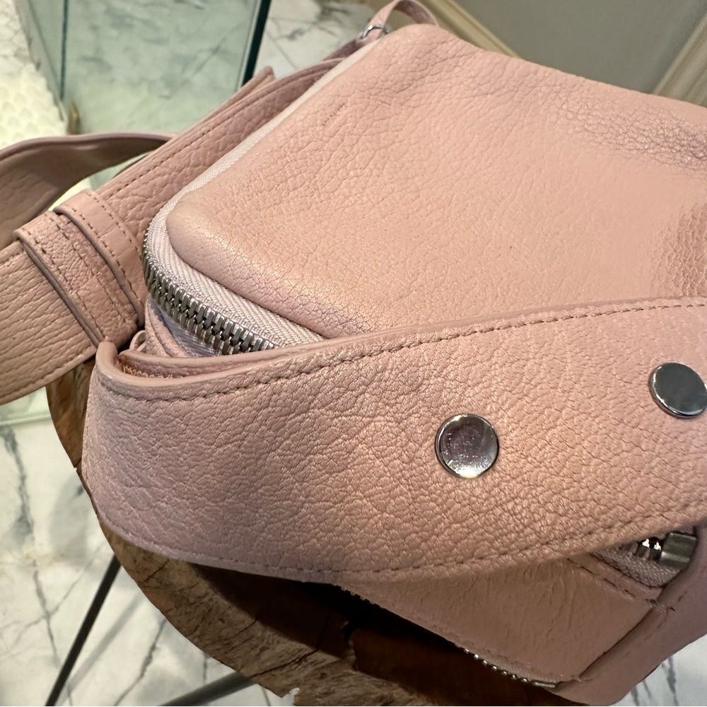 ALLSAINTS Vincent Crossbody Bag In Peach Pink - Picture 6 of 13